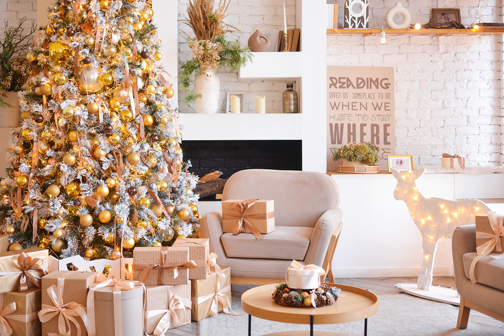 Парная новогодняя фотосессия