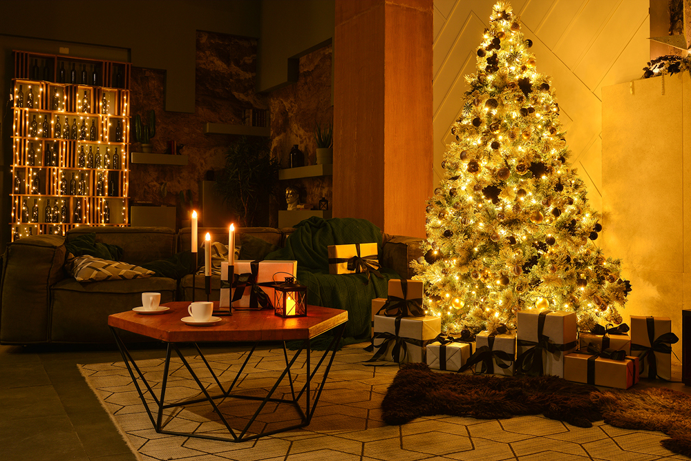 Горизонтальное фото для новогодней открытки