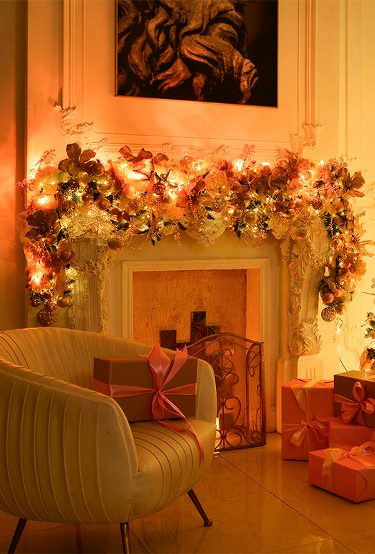 Фотосессия с новогодним декором